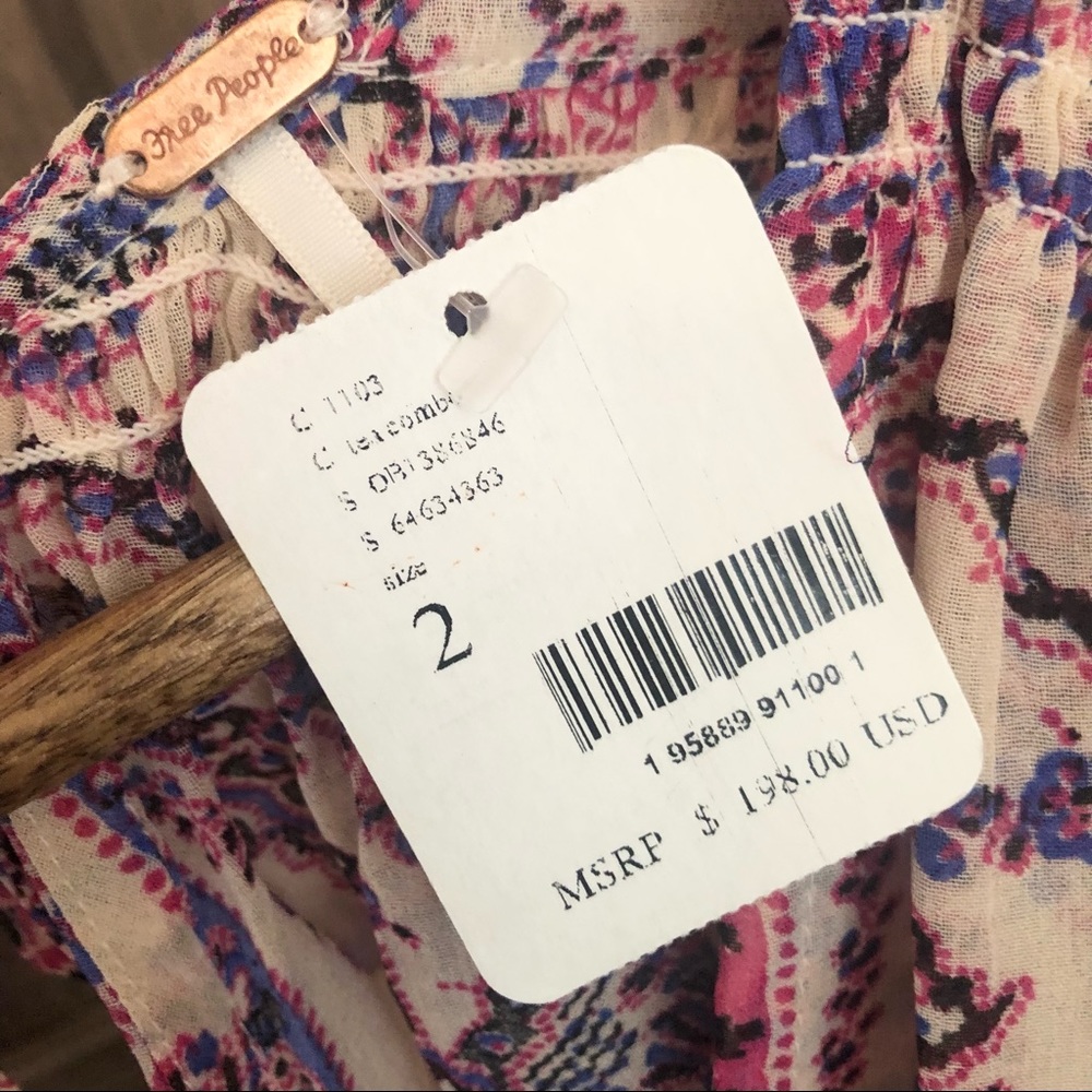 Free People Mirage Maxi Dress in Tea Combo - Picture 9 of 9